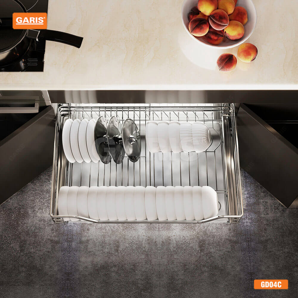 ngan-keo-bat-dia-da-nang-graris-premium-GD04C-3 Ngăn Kéo Bát Đĩa Đa Năng Cánh Mở Garis Premium GD04C