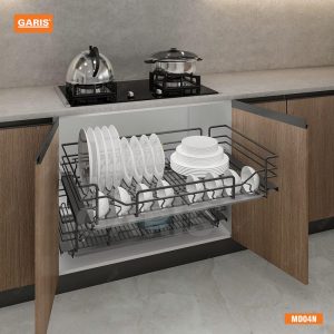 Ngăn Kéo Xoong Nồi, Bát Đĩa Cánh Kéo/Mở Garis Megkel Titanium MD04N