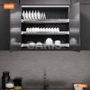 Kệ Chén 3 Tầng Cố Định Khung Nhôm Garis Base GB07E