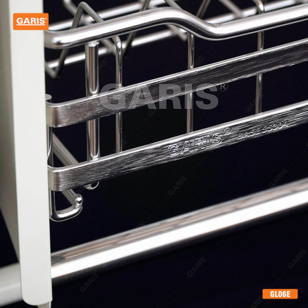 ke-chen-nang-ha-di-dong-garis-base-series-GL06E-2 Kệ Chén Nâng Hạ Di Động Inox 304 Garis Base Series GL06E
