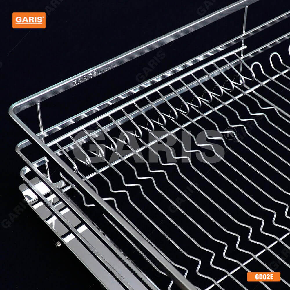 ngan-keo-bat-dia-da-nang-canh-keo-mo-Garis-Base-GD02E-2 Ngăn Kéo Bát Đĩa Đa Năng Inox 304 Cánh Kéo Garis Base GD02E