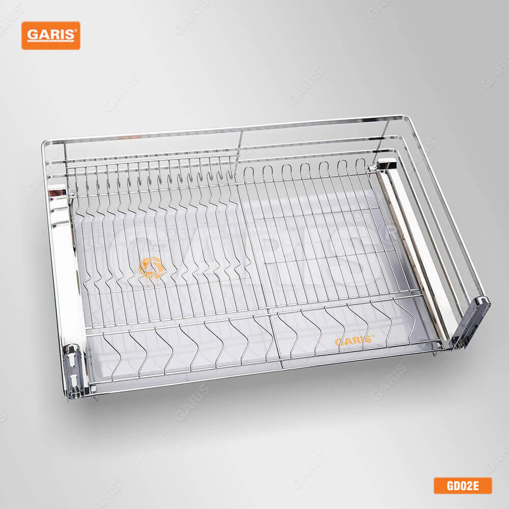 Ngăn Kéo Bát Đĩa Đa Năng Inox 304 Cánh Kéo Garis Base GD02E Ngăn Kéo Bát Đĩa Đa Năng Inox 304 Cánh Kéo Garis Base GD02E
