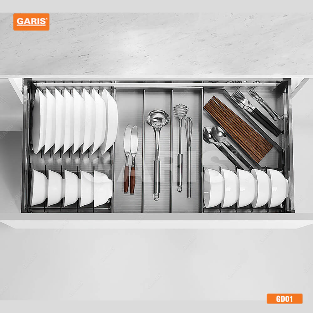 ngan-keo-bat-dia-inox-hop-canh-keo-garis-carbonis-GD01-1 Ngăn Kéo Bát Đĩa Inox Hộp Cánh Kéo Garis Carbonis GD01