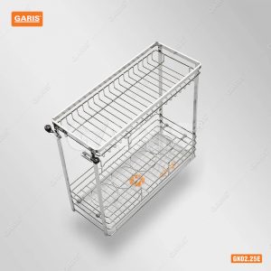 Ngăn Kéo Chai Lọ Inox 304 Cánh Kéo Garis Base GK02E