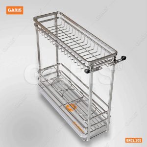 Ngăn Kéo Chai Lọ Inox 304 Cánh Kéo Garis Base GK02E