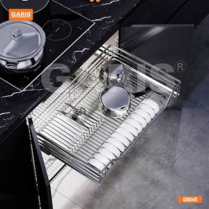 Ngăn Kéo Bát Đĩa Đa Năng Inox 304 Cánh Mở Garis Base GD04E