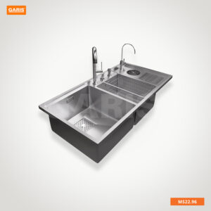 CHẬU RỬA INOX 304 CÓ MÁY RỬA CỐC, CHÉN