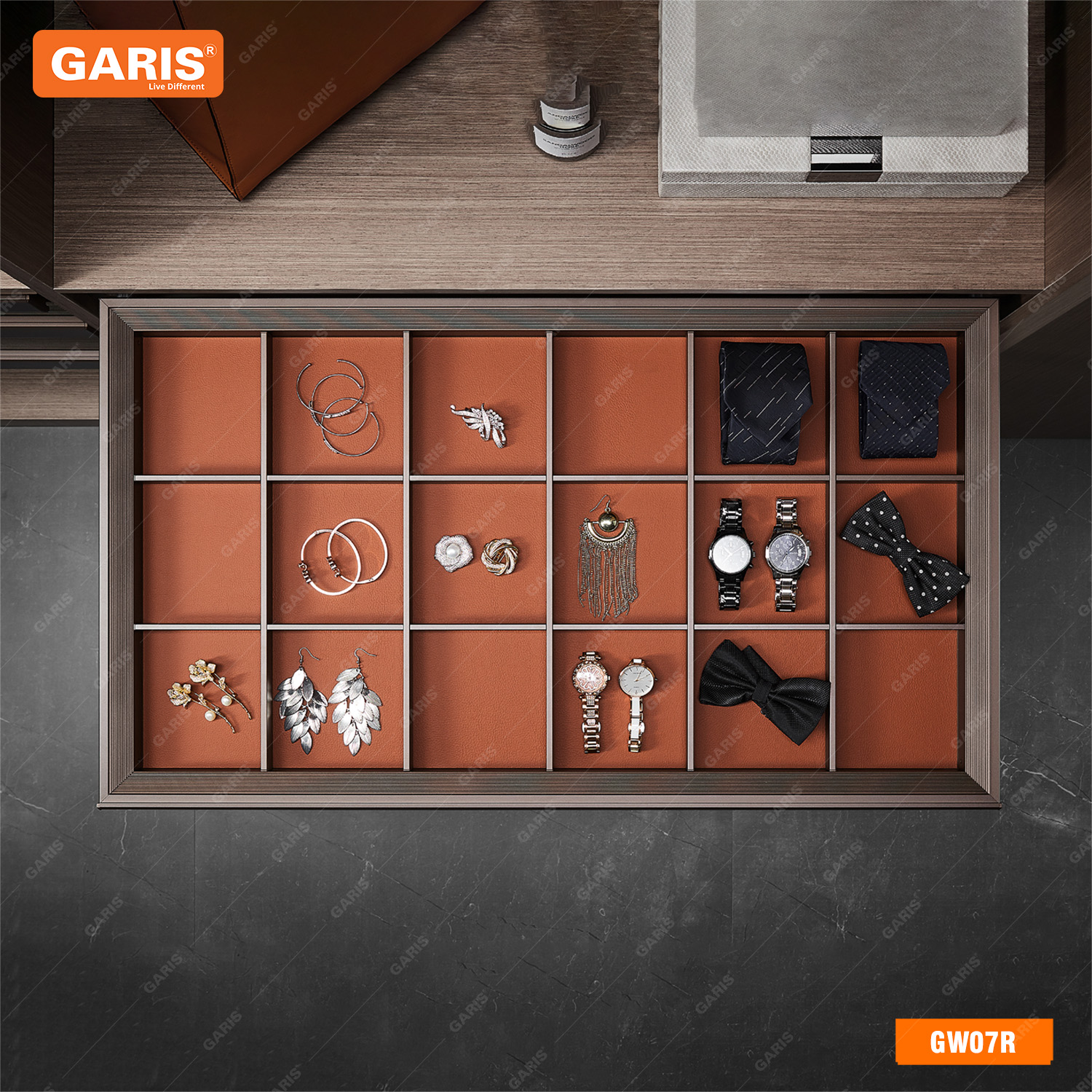 Ngăn kéo đựng đồ trang sức Garis GW07R