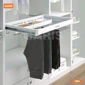 Giá Treo Quần Âu Đa Năng Kết Hợp Khay Đựng Đồ GW04
