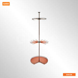 Giá xoay treo góc tủ quần áo 3 tầng Garis GW33R