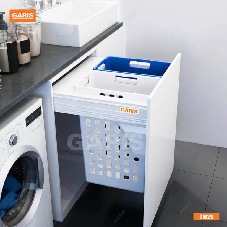 gio-de-do-giat-doi-70L-gw29 Giỏ Để Đồ Giặt Đôi 70L Garis GW29